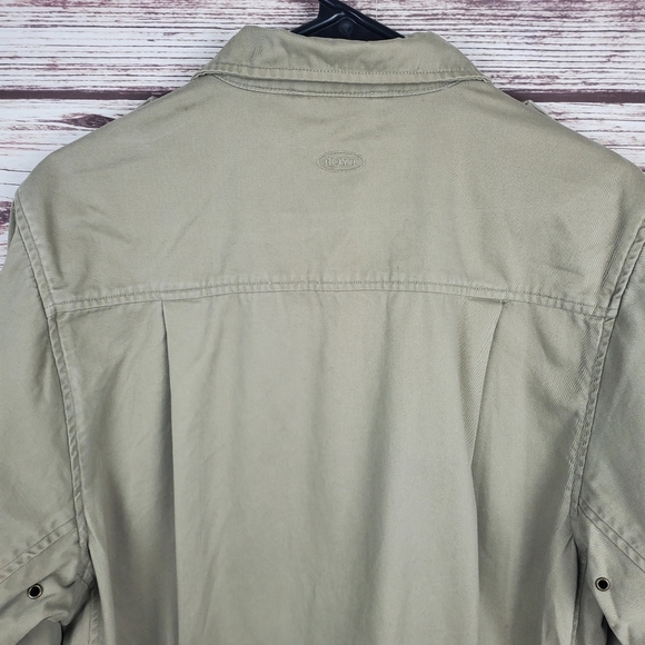 Boyt Harness Co Mens Medium Upland Beige Khaki Hunting Jacket - Picture 9 of 10